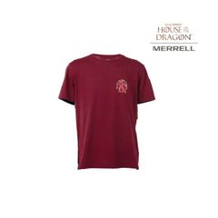 Remera Merrell Unisex T-Shirt Short Sleeve Bordó